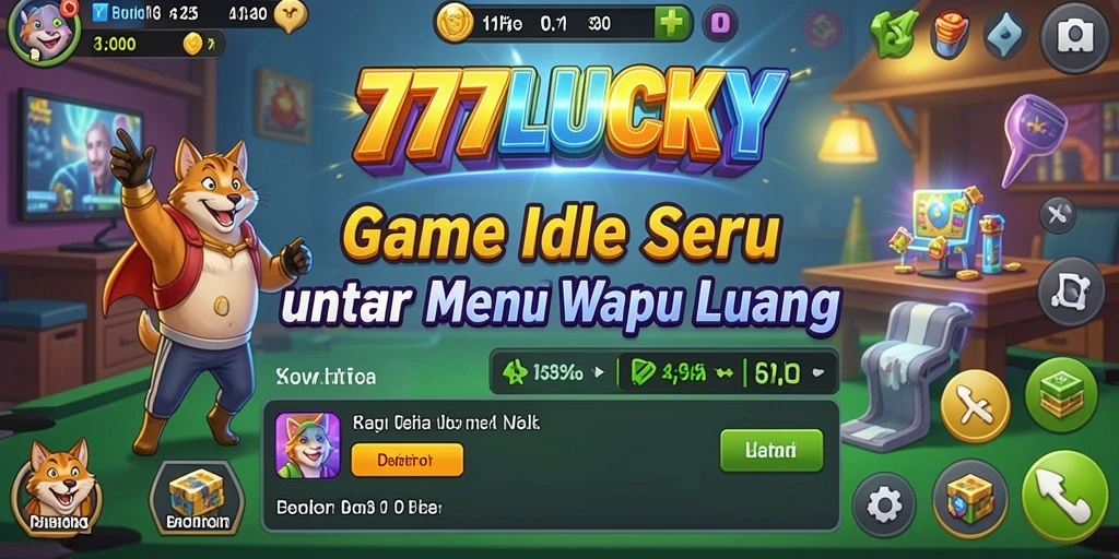 Tampilan gameplay seru dan menyenangkan di 777LUCKY.