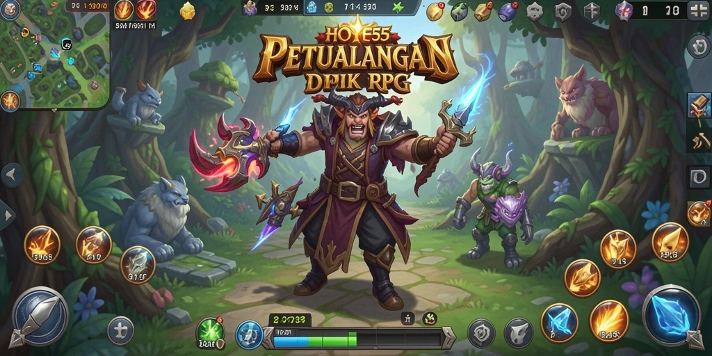 Tampilan gameplay HOYE55 yang menarik dan dinamis.