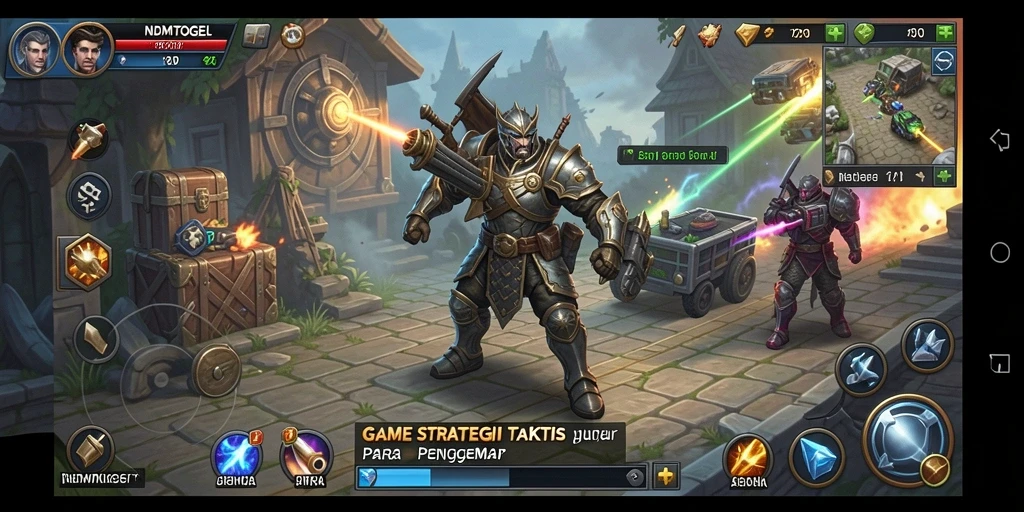 Tangkapan layar permainan NDMTOGEL menampilkan aksi strategi yang mendebarkan.